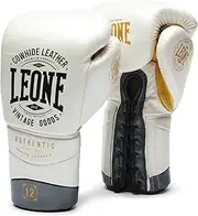 Leone 1947 GN116L Unisex Boxing Gloves, 100% Cowhide Leather, Outerwear, 60% Latex, Padding Type, Genuine Product