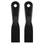 Putty Scraper 1.5" ABS Plastic Spatula Drywall Patch Repair Spreader Black 2Pcs