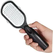 VICASKY 2pcs Stainless Steel Double Sided Foot Rasp File Callus Remover and Exfoliating Scraper for Home Instantly Removes Hard Skin and Dead Skin Random Color Random Color