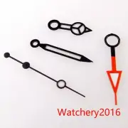 NEW Arrive Watch Hands Red Orange 2.2mm Hole GMT hands Fit NH34 NH34A Watch Part