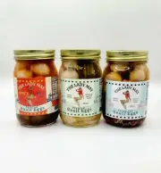 The Ultimate Pickled Quail Egg Trio, Small Batch Goods by The Lady May