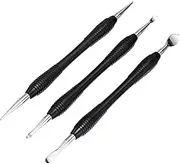 jojofuny 3Pcs Leather Craft Carving Tools Includes Cone Head Deep Hook Hook Durable for DIY Projects Handicrafts and Present for Craft Lovers