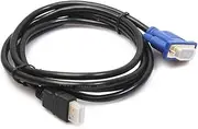LIFKICH 1.8m to Vga Cable Male Connectors Support for Tv Monitor Projector Home Theater (Plated)