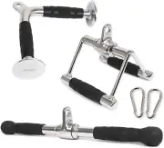 Heavy-Duty Triceps Pull Down Attachment for Versatile Home Gym Workouts