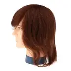 Brown Male Mannequin Head Styling Weaving Training Manikin Head