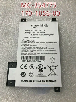 MC-354775 Battery For Amazon D01200 /DR-A014 /Kindle touch/ Kindle Touch 4th