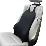 Lumbar Support Pillow for Car- Memory Foam Car Seat Cushion Back Support Black