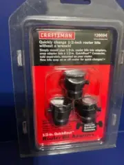 Craftsman Quickly change 1/2 router bits 926694 without a wrench