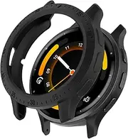 GIOPUEY Case Compatible with Garmin Venu 3 45 mm, Soft and Lightweight Premium TPU Silicone Protective Case Cover – Black
