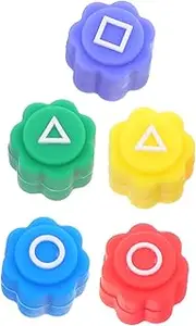 HANABASS 5pcs Traditional Korean Game Interactive Stone Throwing for Enhances Hand Eye Coordination Motor Skills Social Interaction for Family Gatherings and