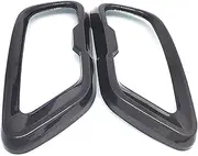 Compatible For BMW X5 G05 X7 G072019-2021 X6 G06 2020-2021 Car Muffler Exhaust Tip Outlet Trim Cover Tail Throat Decorative Frame Sticker(No logo)