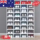 Shoe Rack Daily Storage Cabinet Shoe Box Stackable Plastic Cube Sturdy AU Stock