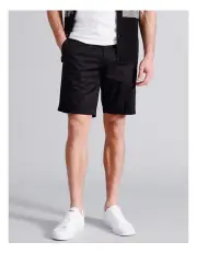 [Blaq] Asher Pleat Front Dress Short in Black