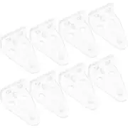 12pcs Reusable Premium Practical Clear Plastic Blinds Bracket Home