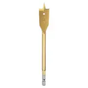 Spade Drill Bit 3/4" Paddle Flat Bits Wood Hole Cutter Gold Tone