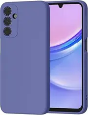 Case for Samsung Galaxy A15 5G/4G, Soft Slicone Shockproof Protective Phone Cover for Samsung Galaxy A15 Case 6.5-Inch (Lavender Grey)