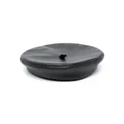[Ruslan Baginskiy] Ruslan Baginskiy Smooth-grain Leather Beret S BLACK
