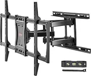 Tumopu Full Motion TV Mount Fits for Most 37-75 inch TVs, Swivel Tilt Horizontal Adjustment TV Wall Mount Bracket with 4 Articulating Arms, Max VESA 600x400mm, Holds up to 132 lbs