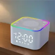 WZBB 3-in-1 White Noise Sound Machine: Clock/Night Light/Sound Machine-BRAND NEW