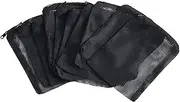 Yitaocity 10pcs Filter Media Bags 20 x 15cm/6 x 7.9 inches Reusable Aquarium Fish Tank Pond Net Mesh Bag (Black)