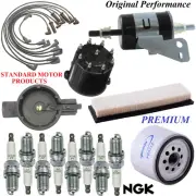 Tune Up Kit Filters Cap Wire Spark Plugs For CHEVROLET CAPRICE V8 5.0L 1991