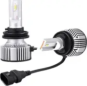 M's Basic by IPF Headlight, Fog Lamp, LED, For Cars, H8/11/16, 5400lm, 6000K, White, 12V 24V, Includes 2, Compatible with New Vehicle Inspection, Integrated Driver Unit, Built-in Cooling Fan, Compact