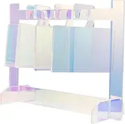 Vgvgaj False Nail Display Board - Acrylic False Nail Display | Sample Showing Holder For Fingernail Art Design, Gems, Beads, Rhinestones