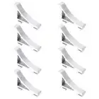 Freezer Shelf Clips Freezer Shelf Clip- ８PCS Aluminium Refrigerator Shelf Cli...