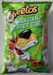 NEW CHEETOS MEXICAN STREET CORN FLAVORED SNACKS CHEESE CHIPS 8.5 OZ BAG