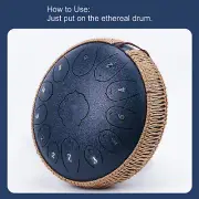 Handpan Decoration Rattan Rope 13 Tone Steel Tongue Drum Decoration Woven Ri CHU