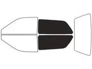 Rvinyl Window Tint Kit Fits Mitsubishi Mirage 1990-1992