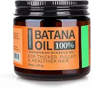 Batana Oil for Hair Growth, 100% Raw & Authentic Dr Sebi Batana Hair Oil from Honduras, Wild Growth Hair Treatment Oil - Promotes Hair Growth and Thickness for Men & Women, 2 fl oz