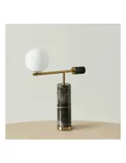 [Koala Living] Anastasia Marble Table Lamp in Black