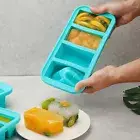 Silicone Freezer Molds for Freezing Soups Oven Microwave Safe Container Bpa-free