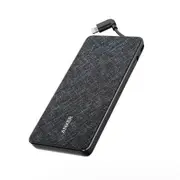 ANKER POWER BANK 10000 WITH LIGHTNING CABLE - BLACK FABRIC