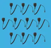 10X Heavy Duty Speaker Mic for Hytera 2 pin Walkie Talkie for Communications