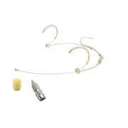 Luxury Headset Headworn Microphone Windscreen for Audio-Technica Wireless Beige