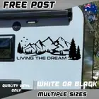 Living The Dream Sticker Decal Car Caravan Adventure Camping Southern Cross Van