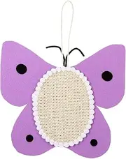 Totority Butterfly Shaped Cat Scratcher Wear Resistant Jute Pad for Indoor Cats Durable Scratching Board Keeps Furniture Safe Satisfies Scratching Instinct for Kittens