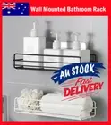 Wall Mounted Wire Shower Rack Caddy Holder Bathroom Bath Organiser Basket New AU