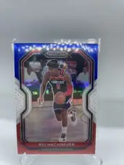 2020-21 Panini Prizm Rui Hachimura Red White Blue #249 Wizards