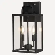 PARTPHONER Large Outdoor Light Fixutre 2-Light, Dusk to Dawn Outdoor Lighting...