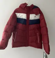 CB SPORTS Boys Hooded Puffer Jacket Size L (14/16)