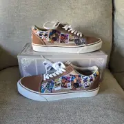 Vans Disney 100th Anniversary Old Skool Scrapbook Mens 10 Brown New 072024
