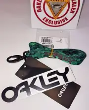 Oakley B1B Lanyard ~ Crazy Camo Military Key Chain Neck Strap + 5" Oakley Decal