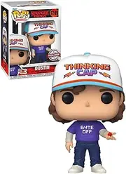 Funko Stranger Things Dustin with Die Pop Vinyl Figure 15 cm