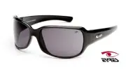 Eyres B'HAVE Safety Sunglasses 608-S1-GY - Goss Black Frame, Grey Lens