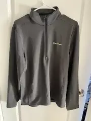 $148 NWT Vineyard Vines x Jim Nantz Pescadero 1/4 Zip Scottsdale Gray Size Small