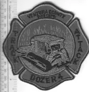 Ventura County Fire Department Track Attack Dozer 4 Fire Engine 45 Wildland acu