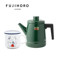 在飛比找momo購物網優惠-【FUJIHORO 富士琺瑯】Solid系列-琺瑯咖啡壺1.